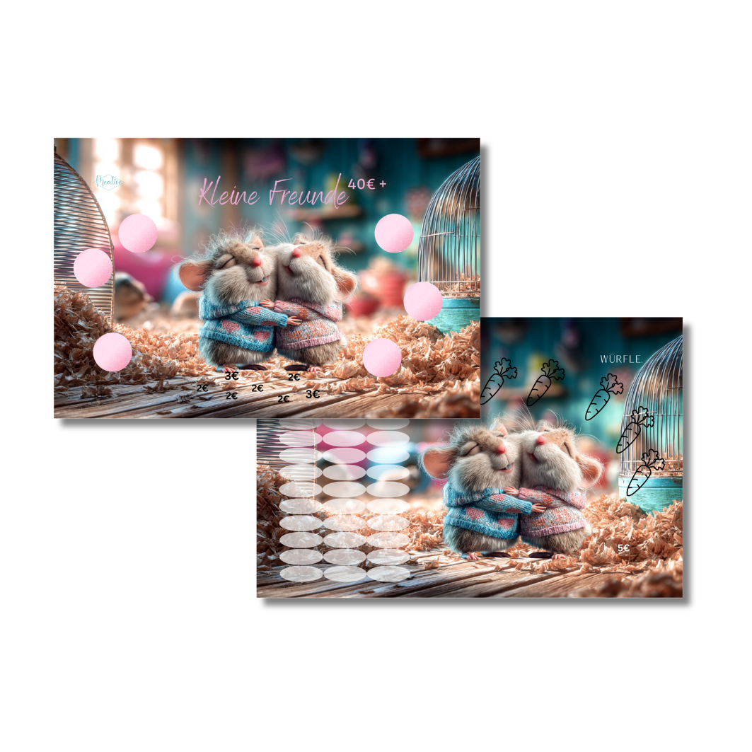 Kleine Freunde - Challenge zum abheften