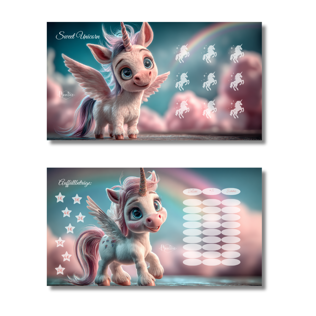 Sweet Unicorn - Würfeln und Auffüllbeträge
