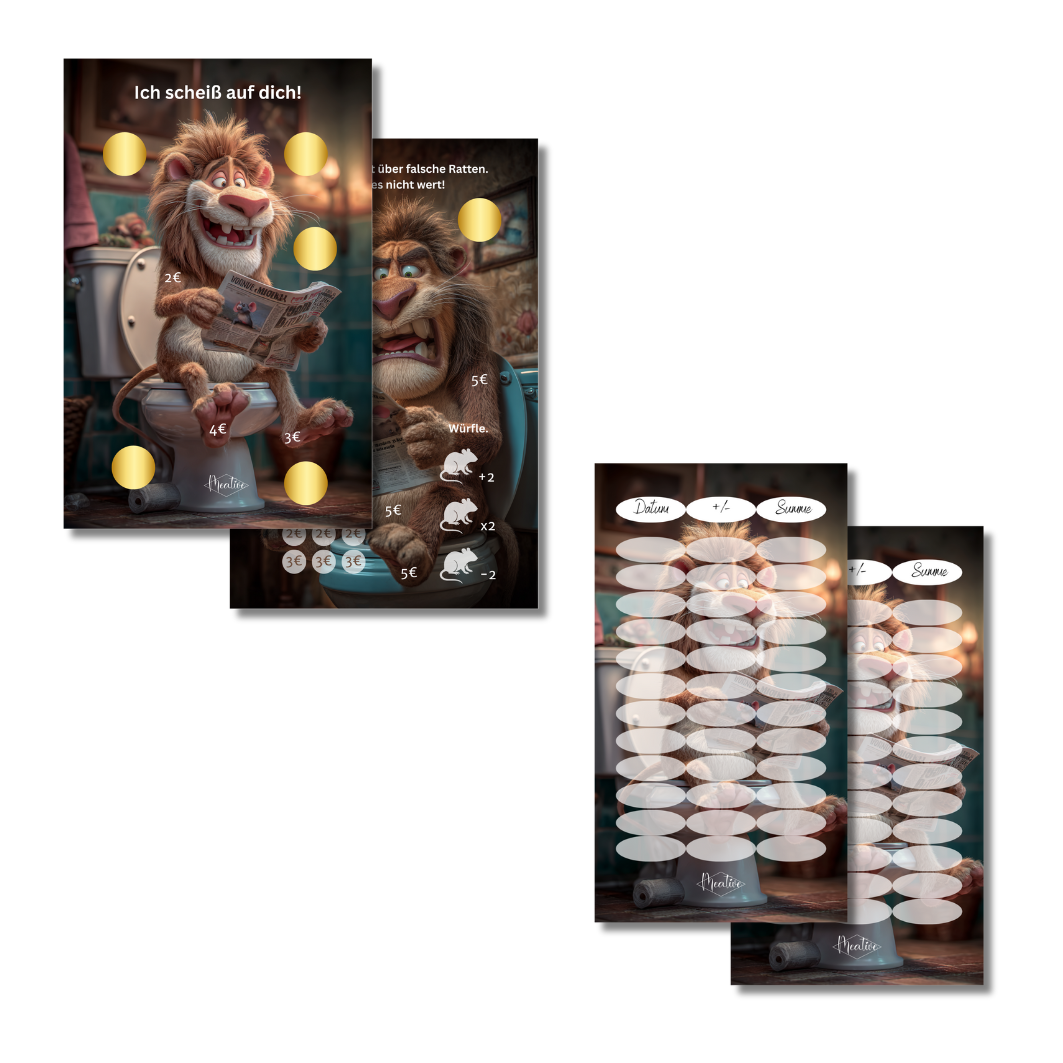 Ich scheiß auf dich! - Challenge zum abheften