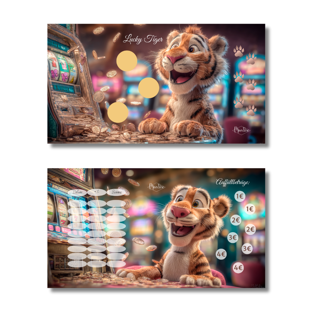 Lucky Tiger - Rubbeln, Würfeln und Auffüllbeträge