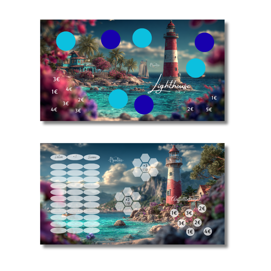 Lighthouse - Rubbeln, Würfeln und abstreichen