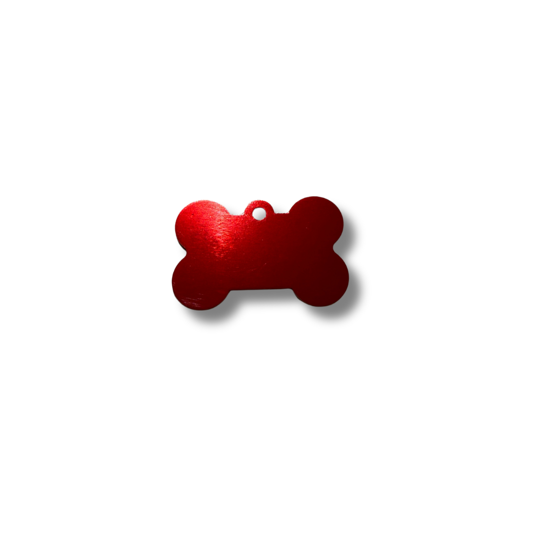 Farbiger Personalisierbarer Anhänger – Knochenform