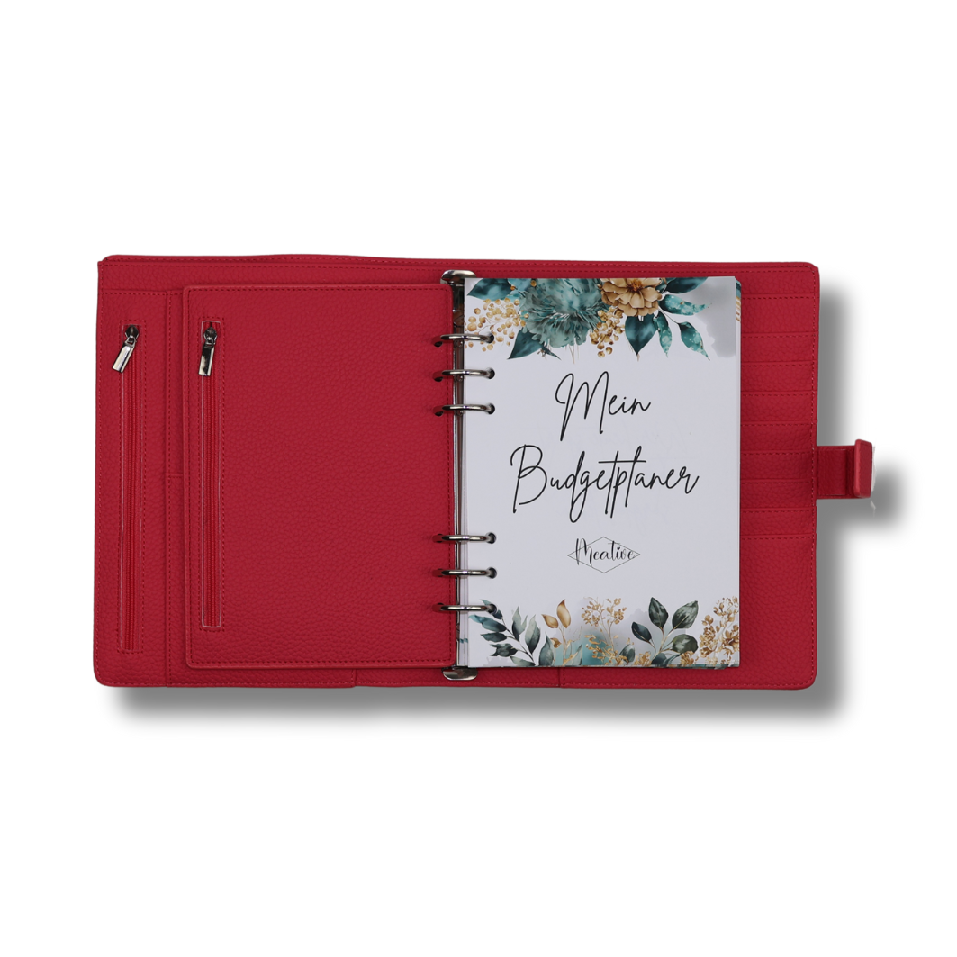 Meative Deluxe Binder inkl. Budgetplaner | grobe Struktur | DIN A5