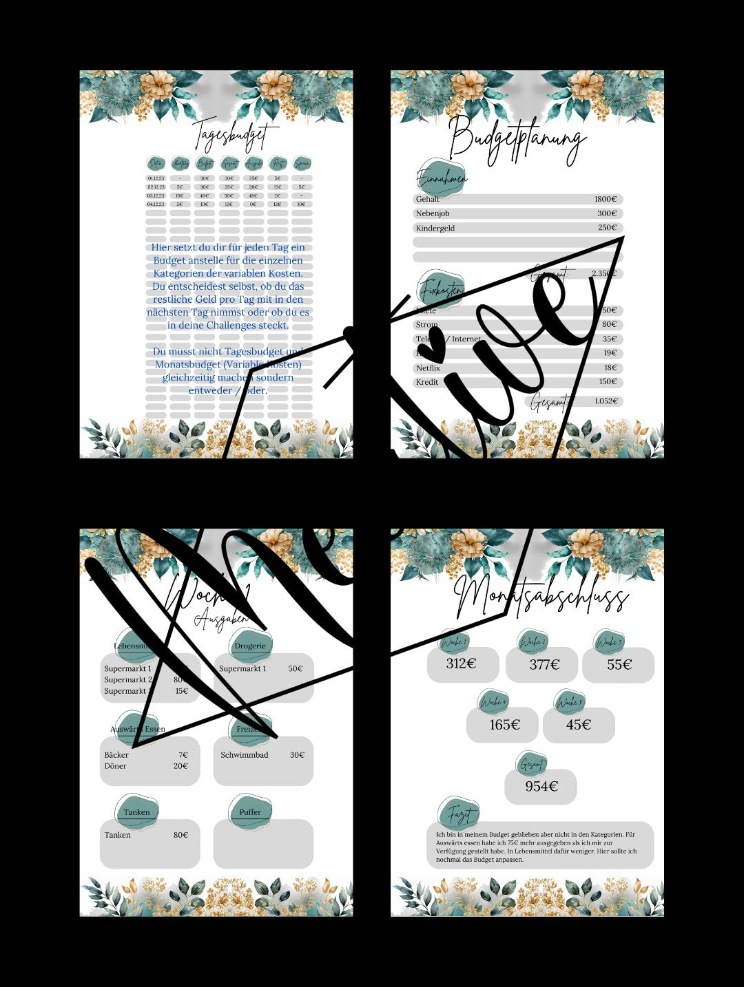 Budgetplaner an Spiralring A5