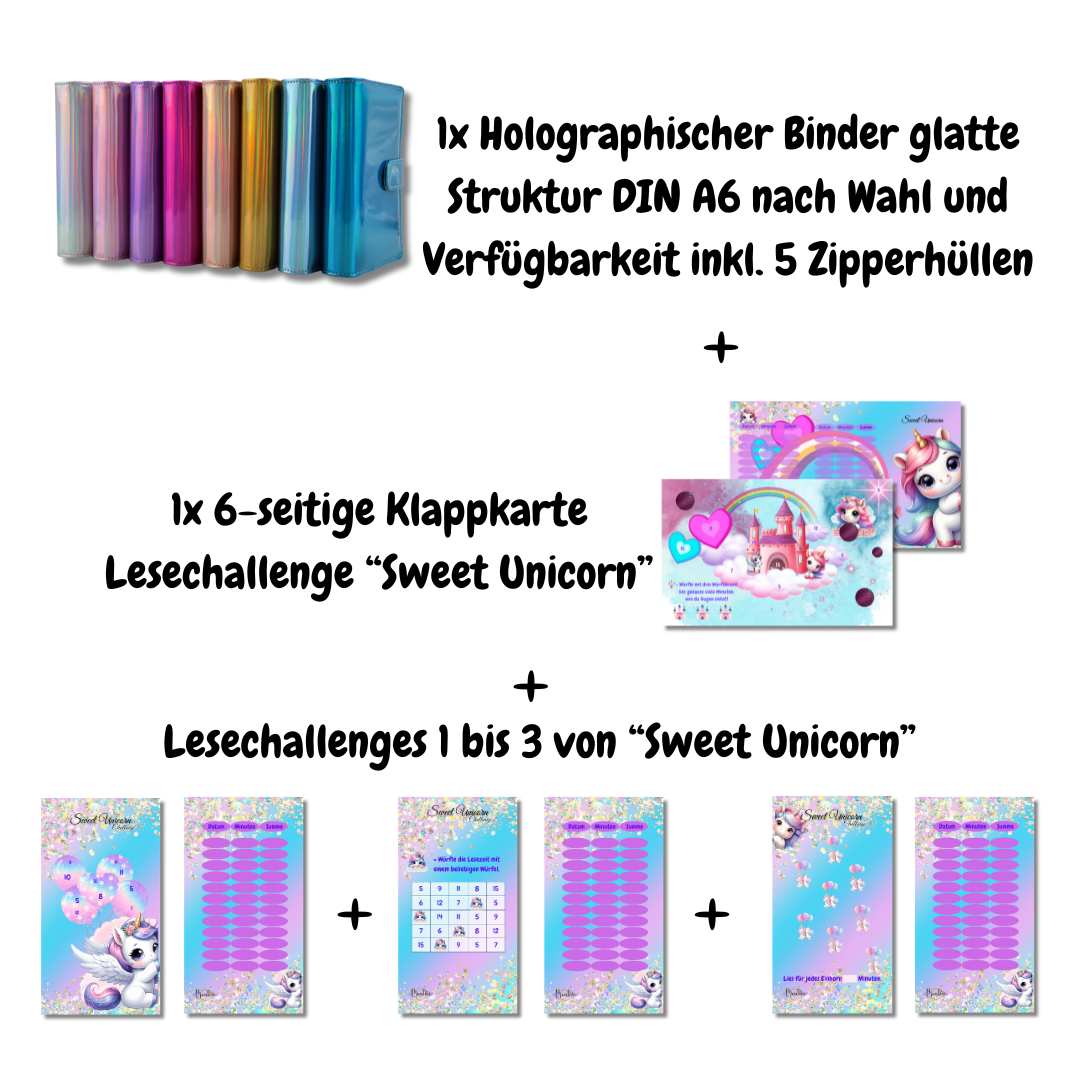 Meative Lesechallenge Starterset Kids "Sweet Unicorn"