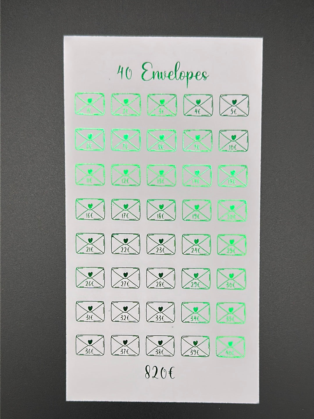 40 Envelopes Sparchallenge