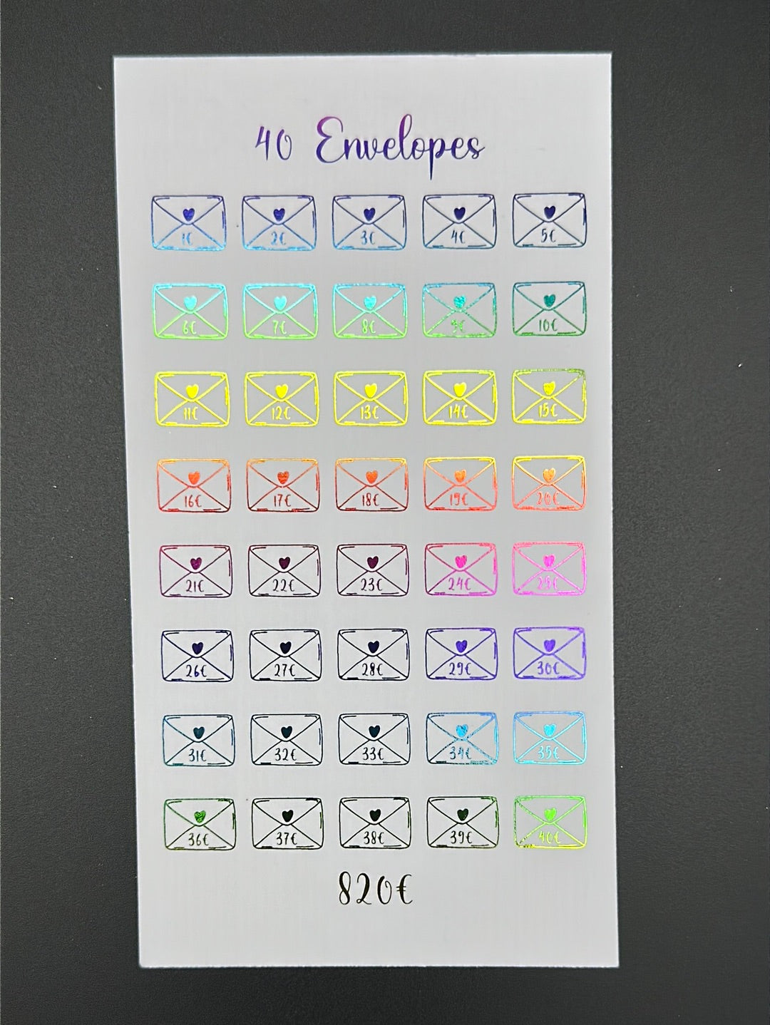 40 Envelopes Sparchallenge