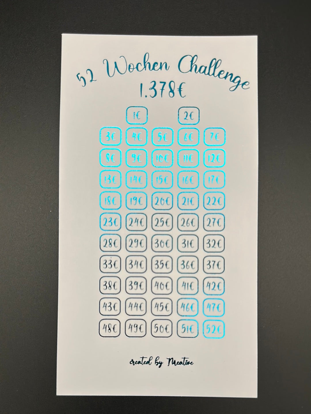 52 Wochen Sparchallenge