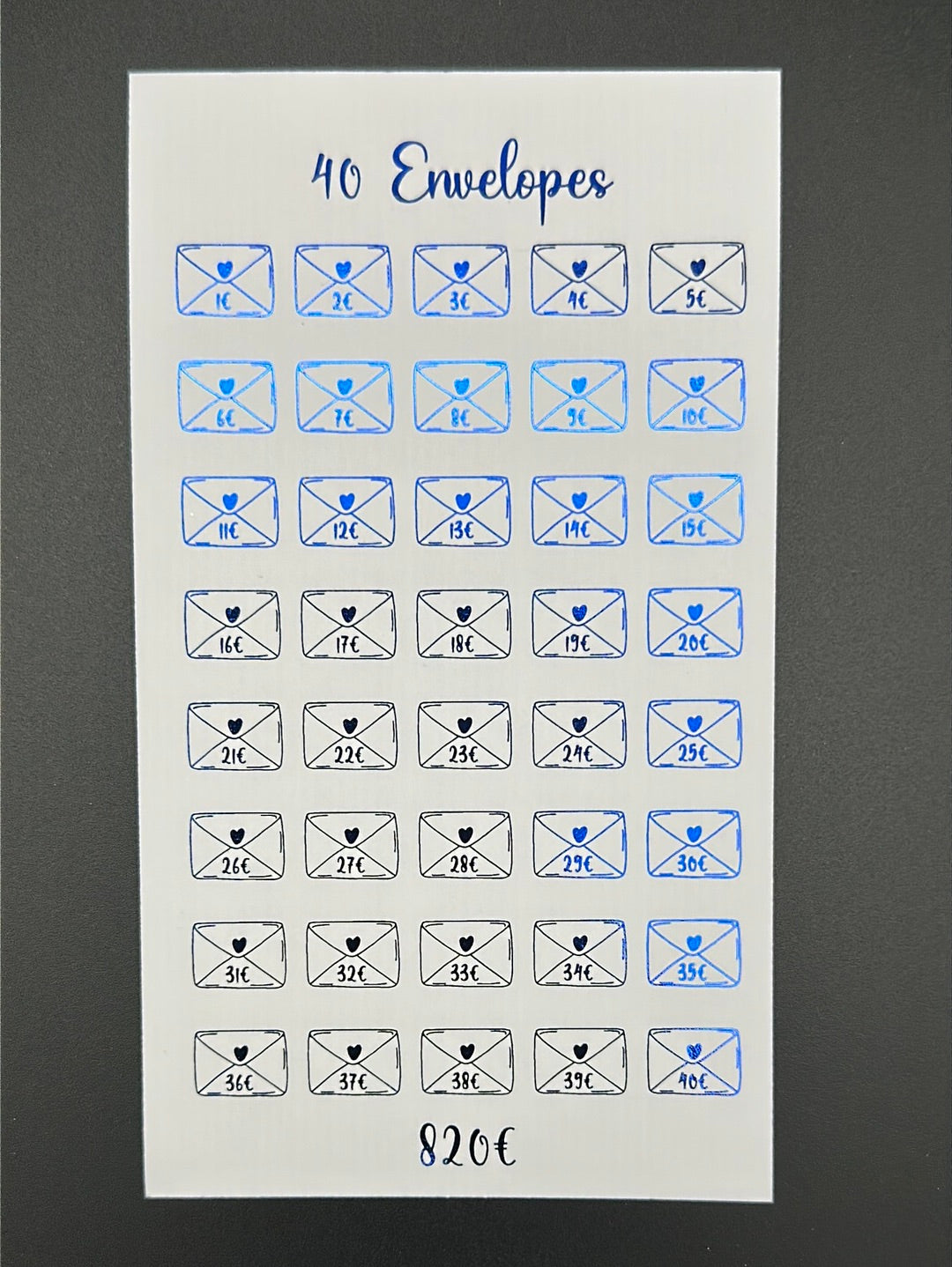 40 Envelopes Sparchallenge