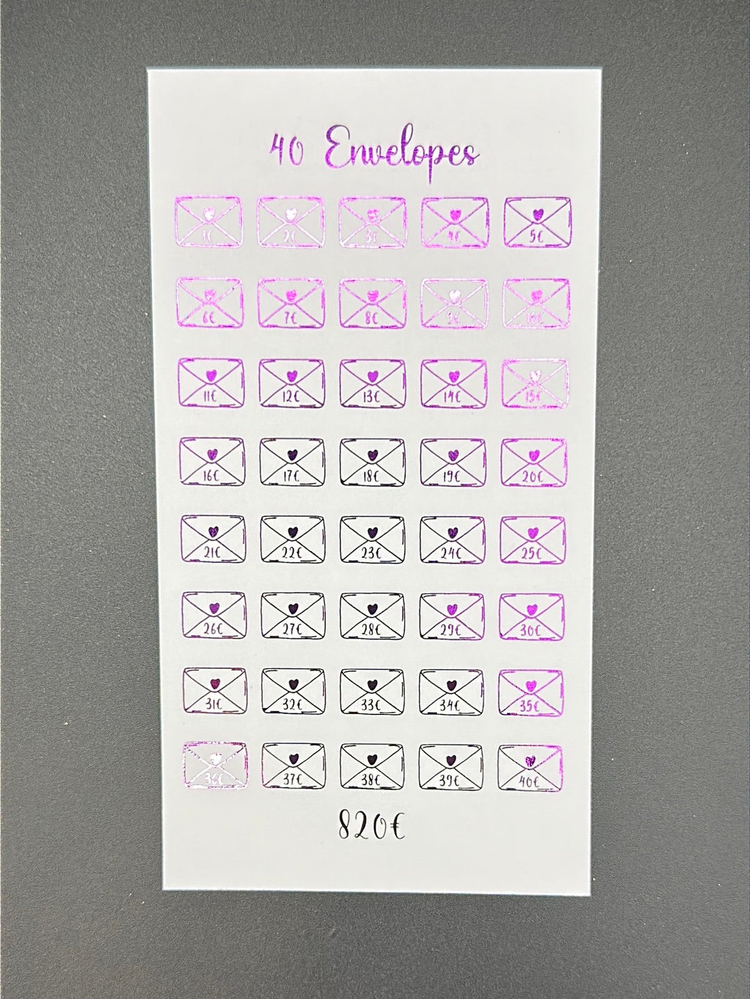 40 Envelopes Sparchallenge